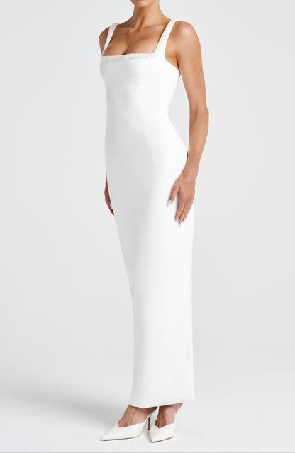 Ines Ivory Pearl Midaxi Dress