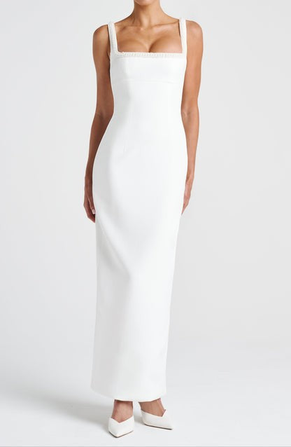 Ines Ivory Pearl Midaxi Dress