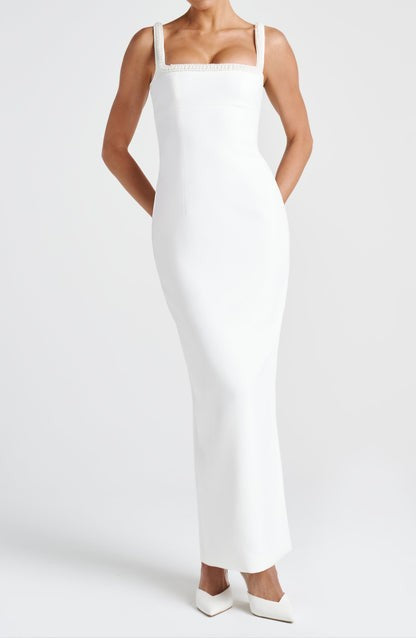Ines Ivory Pearl Midaxi Dress