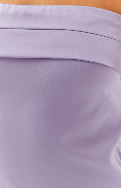 Lucienne Lilac Strapless Maxi Dress