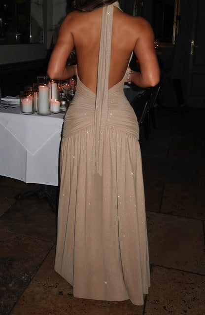 Melania Aureate Spark Maxi Dress