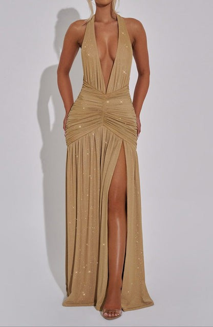 Melania Aureate Spark Maxi Dress
