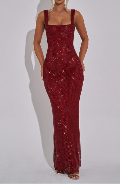 Petra Garnet Radiance Maxi Dress
