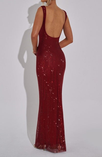 Petra Garnet Radiance Maxi Dress
