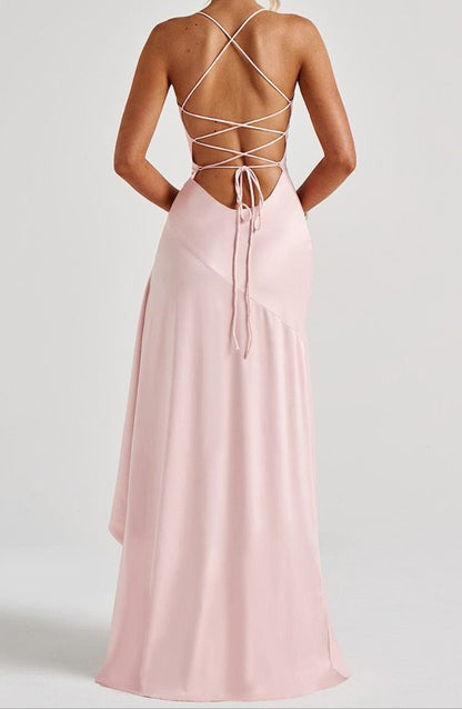 Sorella Blush Cascade Maxi Dress